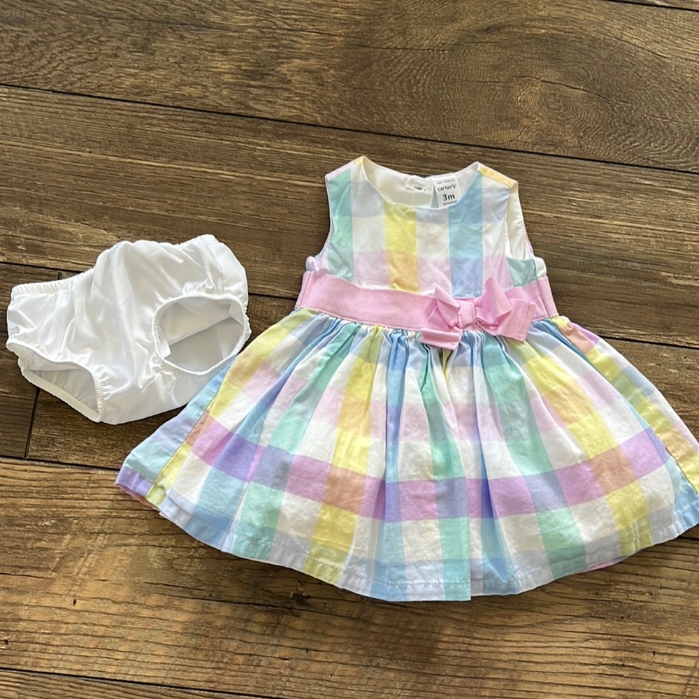Carters Plaid Baby Dress